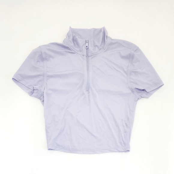 Aritzia Tna Quarter Zip Crop Top (Size XS) - Picture 1 of 2